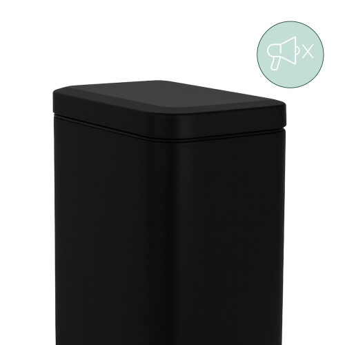 5L Bathroom Bin, Soft Close, Foot Pedal, Matte Finish 1