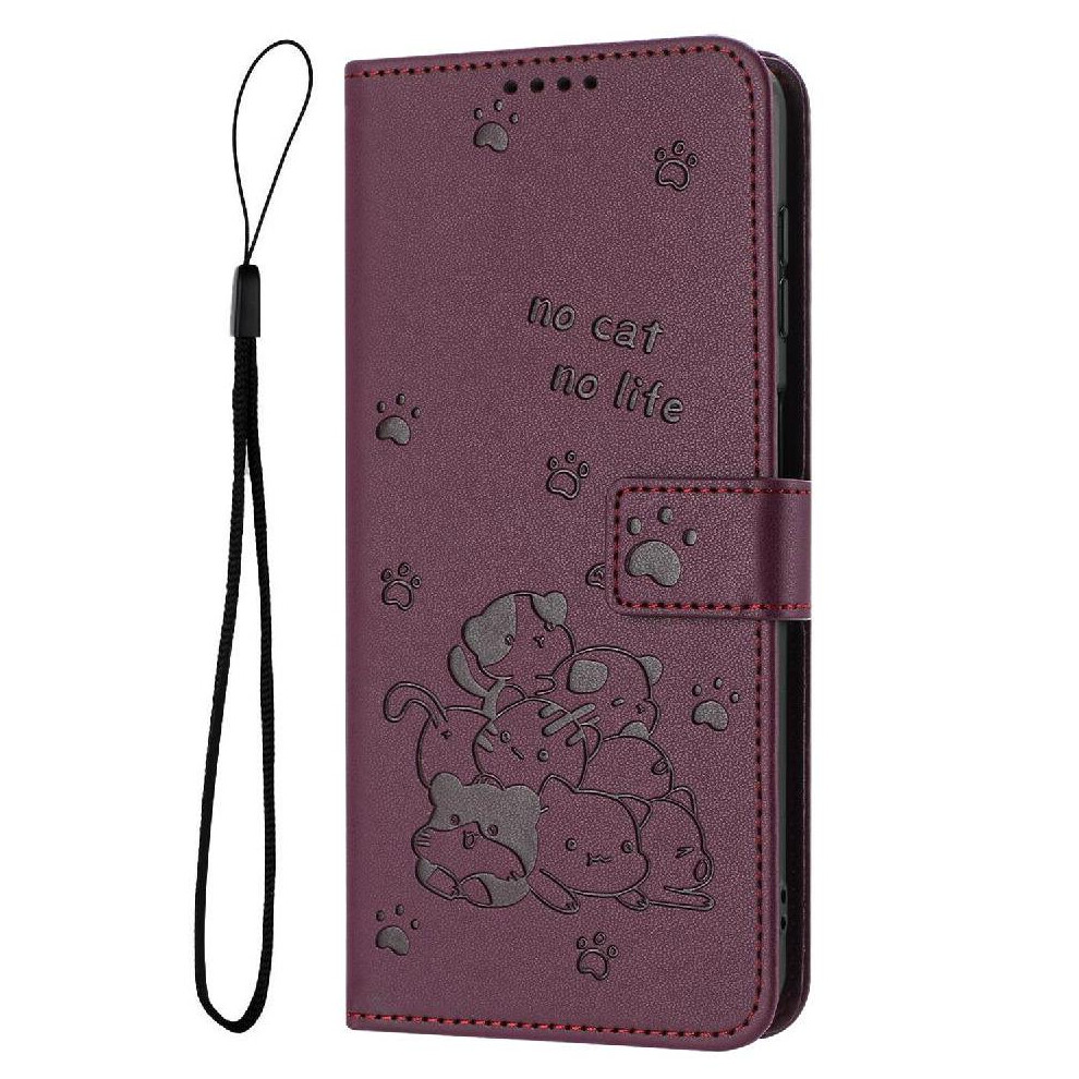 Flip Case For Xiaomi Poco X8 Pro 5G Pu Leather Card Holder Kickstand Leather Wallet Cute Cat 764563811960