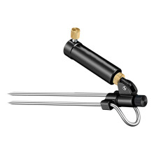 Aluminum Fishing Rod Holder Height Adjustable for-black gold