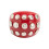 Punk Style Open Ring Featuring Rhinestones Studs Vintage-Red 1