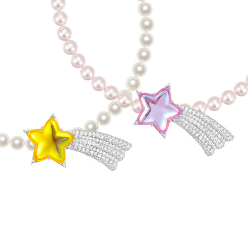 Geschenkwürdige Perlen und Perlenkette, modisches Accessoire-A03 2