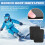 Adhesive Ski Shin Guards with Quick Stick Closure Foam-4PCS 3