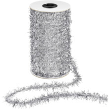 Christmas Tinsel Garland 50 Yards Metallic Twist Decoration