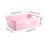 Small Desktop Storage Basket – Plastic Organizer Bin with Handles, Stackable for Remote Controls, Office, Kitchen & Bathroom 3