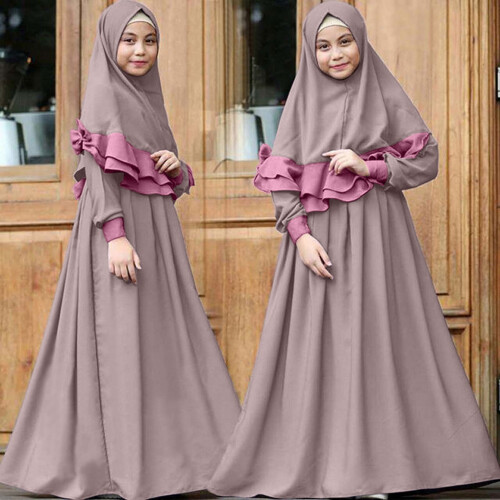 Completo abaya e hijab per ragazze musulmane per il Ramadan. 2