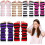 Striped Knitted Arm Warmers 30 cm 1