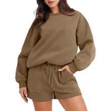 Women's 2-Piece Sweatshirt & Shorts Set
