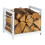 Brennholzregal, robustes Eisen, platzsparendes Design 2