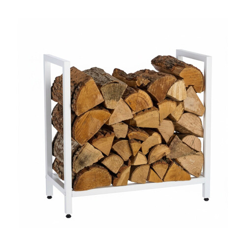 Firewood Rack, Iron, Space-Saving Design