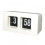 Retro Auto Flip Alarm Clock – White, Battery Powered 1