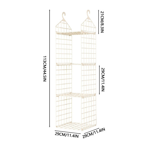 Hängender Kleiderschrank-Organizer, 3-stufig, robust 2