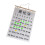 Numbered Calendar Pocket Chart in Cotton & Linen 2