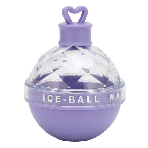 Ice Ball Mould, Soft TPE Base, 6cm Round Ice Cube Tray 1