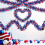 Red White Blue Foil Garland 2m 4