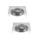 2Pièces Grill Portatif En Acier Simple D’usage Pour Barbecue 6