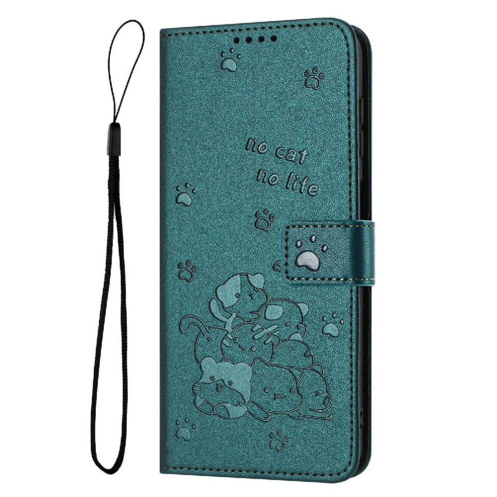 (C2) Flip Case For Vivo V70 5G Cute Cat Leather Wallet Card Holder Kickstand Pu Leather 764563812257