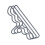 3-Pack Thick PP Clothes Hanger with Non-Slip Notch 3