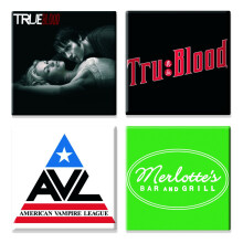 True Blood AVL various designs new official 4 x fridge magnet Gift set