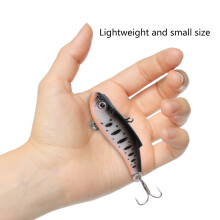 7 cm Vivid Soft-Minnow-Köder - 10 Stück - Farbe abgebildet