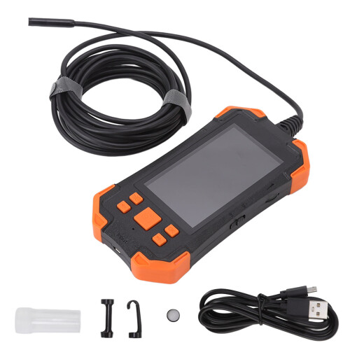 Endoscope à double objectif 7,9 mm, résolution 1080p, étanche IP67, portée de 5 m