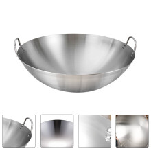 Stainless Steel Cooking Wok 1 Piece