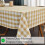 Sage Green Gingham Tablecloth 52x70 in Cotton Blend 5