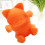 Katteformet silikone tekande orange 1 stk. 1