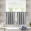 Light Grey Short Tier Curtains 30" x 23" 2 Pack 1