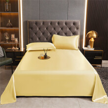 Twin Satin Bed Sheet Set – Camel Ice Silk, 3-Piece