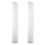 Linen Privacy Curtains Natural 2 Pack 30x78 Inch 2
