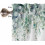 Green Eucalyptus Kitchen Curtain Set – 3-Pc Valance & 5