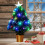 Mini Artificial Christmas Tree with Lights – 17.7 in, 5