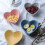 Ceramic Heart-Shaped Dessert Bowl White 1 Pack 4