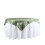 Satin Table Overlay 60 x 60 in Eucalyptus Green 4