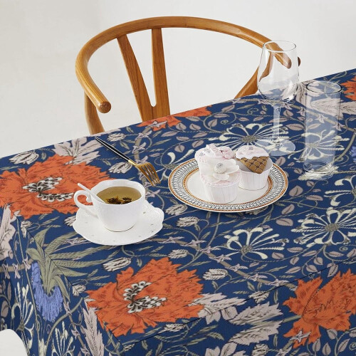 William Morris Floral Tablecloth 60x120 in 1