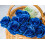 12 rosas pretas de seda com hastes longas 5