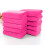 10-Pack Microfiber Hair Towels 30x70cm Pink 4