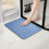 24x16 in Blue Bathroom Rug – Soft Absorbent & Machine 2