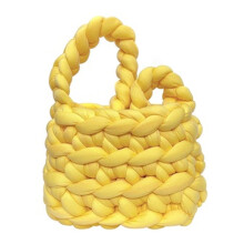Uld-tote-taske – plysmateriale, 470 g