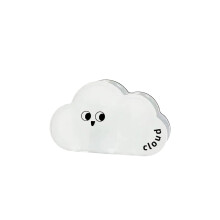 Fun Cute Magnetic Refrigerator Clip for Memos-white cloud