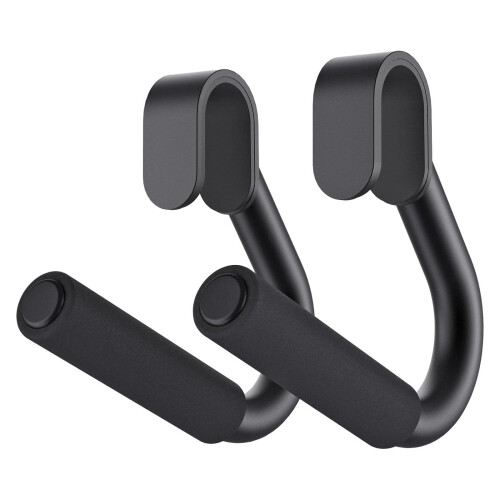 2Pcs Ergonomic Hook Type Pull Up Handle for Home Fitness