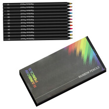 24Pcs Wood Colored Pencils Set 12 Colors Drawing Pencils for