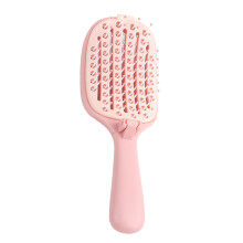 Quick Drying Hair Comb Hollow Enhances Airflow For-Pink