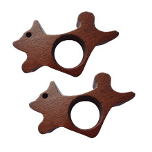 Handy Compact Size Bookmarks 2pcs Thumb Book Page-dog dog