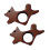 Handy Compact Size Bookmarks 2pcs Thumb Book Page-dog dog 1