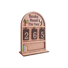 Wooden Reading Trackers Reading Aid for Clear Visual Progress-B