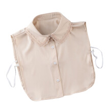 Polyester Detachable Collar Offering Comfort and-Apricot