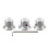 3Pcs Guitar Contral Knobs, Clear Knobs Electric Guitar Bass Top 1
