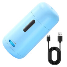 Electric Pencil Sharpener Auto Feeding In/Stop 3 Thickness-Blue
