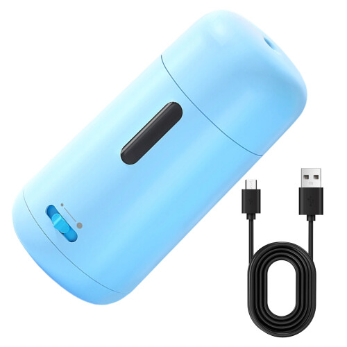 Electric Pencil Sharpener Auto Feeding In/Stop 3 Thickness-Blue